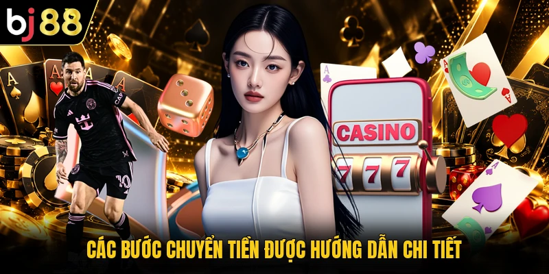 Các bước chuyển tiền được hướng dẫn chi tiết