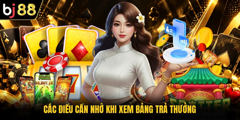 Các điều cần nhớ khi xem bảng trả thưởng